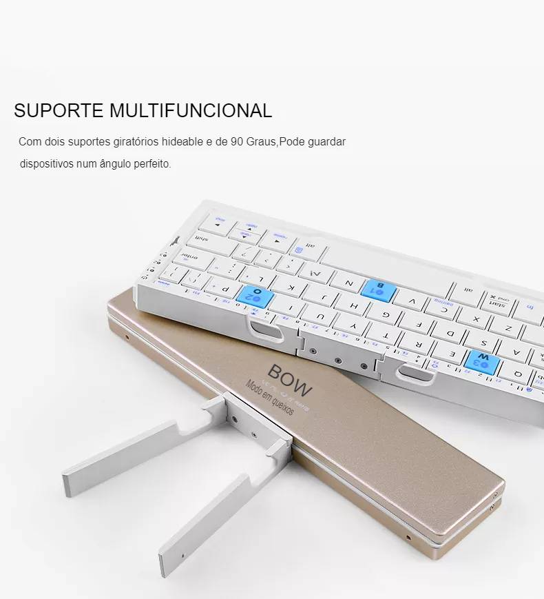 Mini Teclado Bluetooth KeyTec - Prático