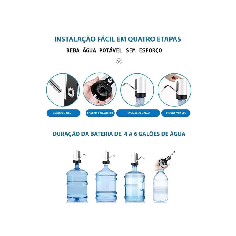 Dispensador de Água Portátil Elétrico