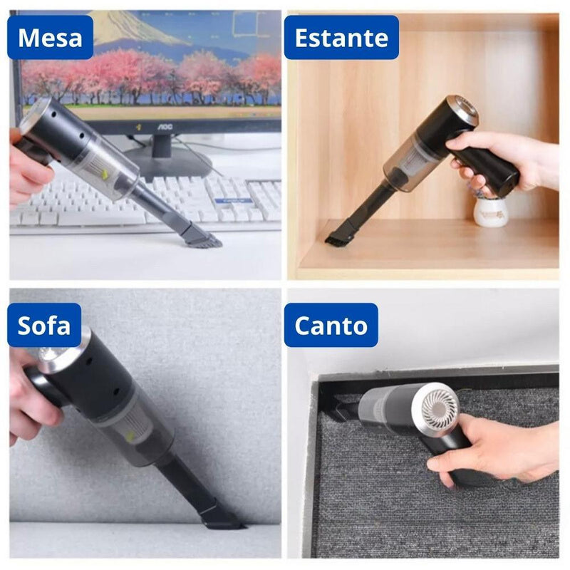 Mini Aspirador de Pó Portátil  Vacuum Cleaner - Prático